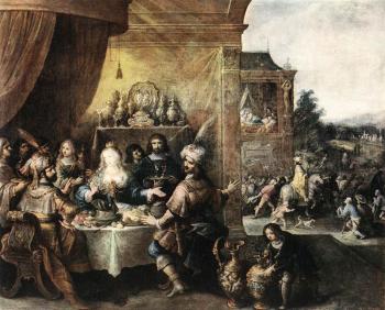 Frans The Younger Francken : Feast Of Esther